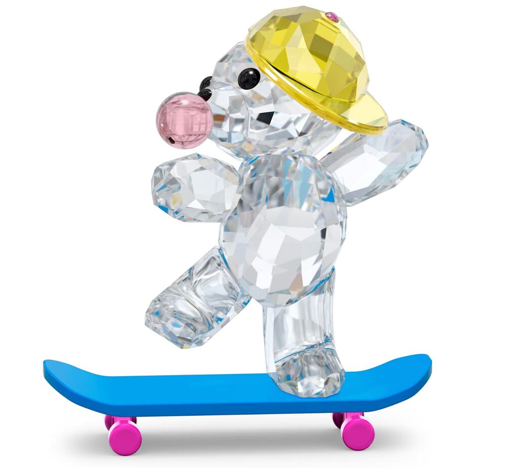 Swarovski Kris Bear Skater bear Figurine